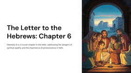 The Letter to the Hebrews: Chapter 6