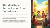 The Ministry of Reconciliation from 2 Corinthians 2