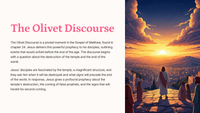 Matthew 24:1-35 - The Olivet Discourse