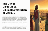 The Olivet Discourse: A Biblical Exploration of Mark 13