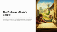 The Luke 1:1-25 - Prologue of Luke's Gospel