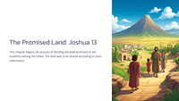 The Promised Land: Joshua 13