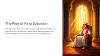 1 Kings 1 - The Rise of King Solomon