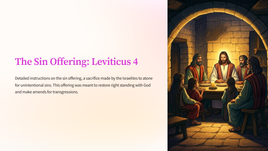 Leviticus 5 - Sins, Guilt Offerings, and Atonement