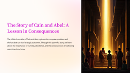 Genesis 47 - The Story of Cain and Abel: A Lesson in Consequences