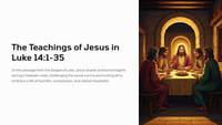 The Teachings of Jesus in Luke 14:1-35