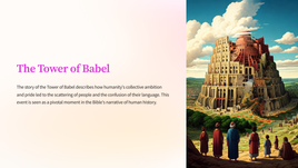 Genesis 11 - The Tower of Babel