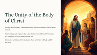 Ephesians 4 -The Unity of the Body of Christ