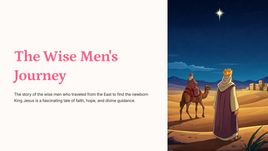 Matthew 2:1-12 The Wise Men's Journey