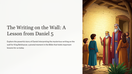 The Writing on the Wall: A Lesson from Daniel 5