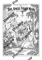 The Birth of Jesus — Christmas Coloring Collection 2026 (30 pages -Printable PDF)