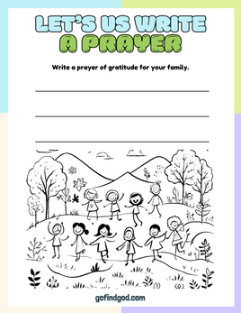 Affirmations from God Coloring - Gratitude for Family