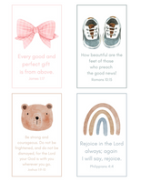 Bible Verse Coloring Cards - Set of 15