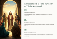 The Mystery of the Gospel: Ephesians 3