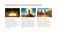 Deuteronomy 20 - God's Guidance for War