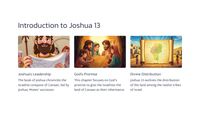 The Promised Land: Joshua 13