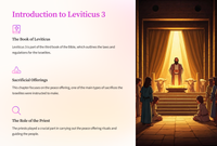 Exploring Leviticus 3 - The Peace Offering