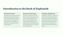 Zephaniah 3 -A Prophetic Call to Restoration