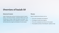 The Book of Isaiah, Chapter 10