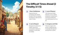 2 Timothy 3 - Ministering in Difficult Times