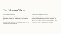 Exploring Colossians 2