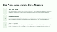 Jonah 1 - The Disobedience of Jonah