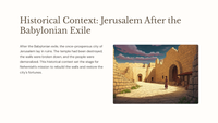 Rebuilding the Walls of Jerusalem: A Study of Nehemiah 3