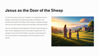 The Good Shepherd: Lessons from John 10:1-41