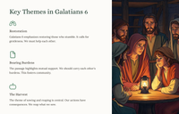 Galatians 6: Bearing One Another's Burdens