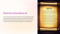 Blessings and Curses: A Study of Leviticus 26