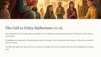 Ephesians 4 -The Unity of the Body of Christ