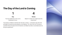 Malachi 4 - The Coming Day of the Lord