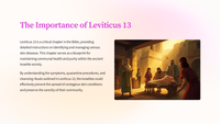 Leviticus 13: A Study of Biblical Skin Diseases