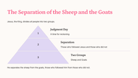 Matthew 25:31-46 - The Sheep and the Goats: A Lesson from Matthew 25