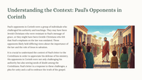 2 Corinthians 10 - The Apostle Paul's Defense of His Ministry