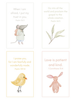Bible Verse Coloring Cards - Set of 15