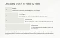 The Vision of Daniel 8: The Ram and the Goat