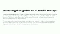 Jonah 3 - God's Mercy and Nineveh's Repentance