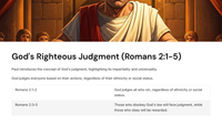 The Righteousness of God: A Study of Romans 2