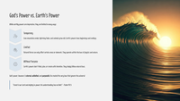 GoFindGod Curriculum - Grade 6-  Term 1 – Week 2 -God is Powerful