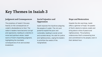 The Prophecy of Isaiah: Chapter 3