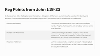 John 1:19-34 - The Testimony of John the Baptist