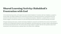 Habakkuk 1 -Habakkuk's Complaint: The Injustice and Violence in Judah