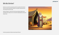 GFG Curriculum- Grade 1-Term 1 – Week 4 - Abraham, a Man of Faith