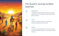 1 Kings 10 - The Queen of Sheba Visits Solomon