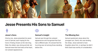 1 Samuel 16 -The Lord Rejects Saul and Anoints David