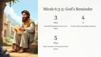 The Prophecy of Micah 6: A Call to Compassion