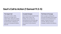 1 Samuel 11 - The Rise of Saul