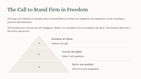 Galatians 5: Living in Freedom