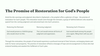 Zephaniah 3 -A Prophetic Call to Restoration